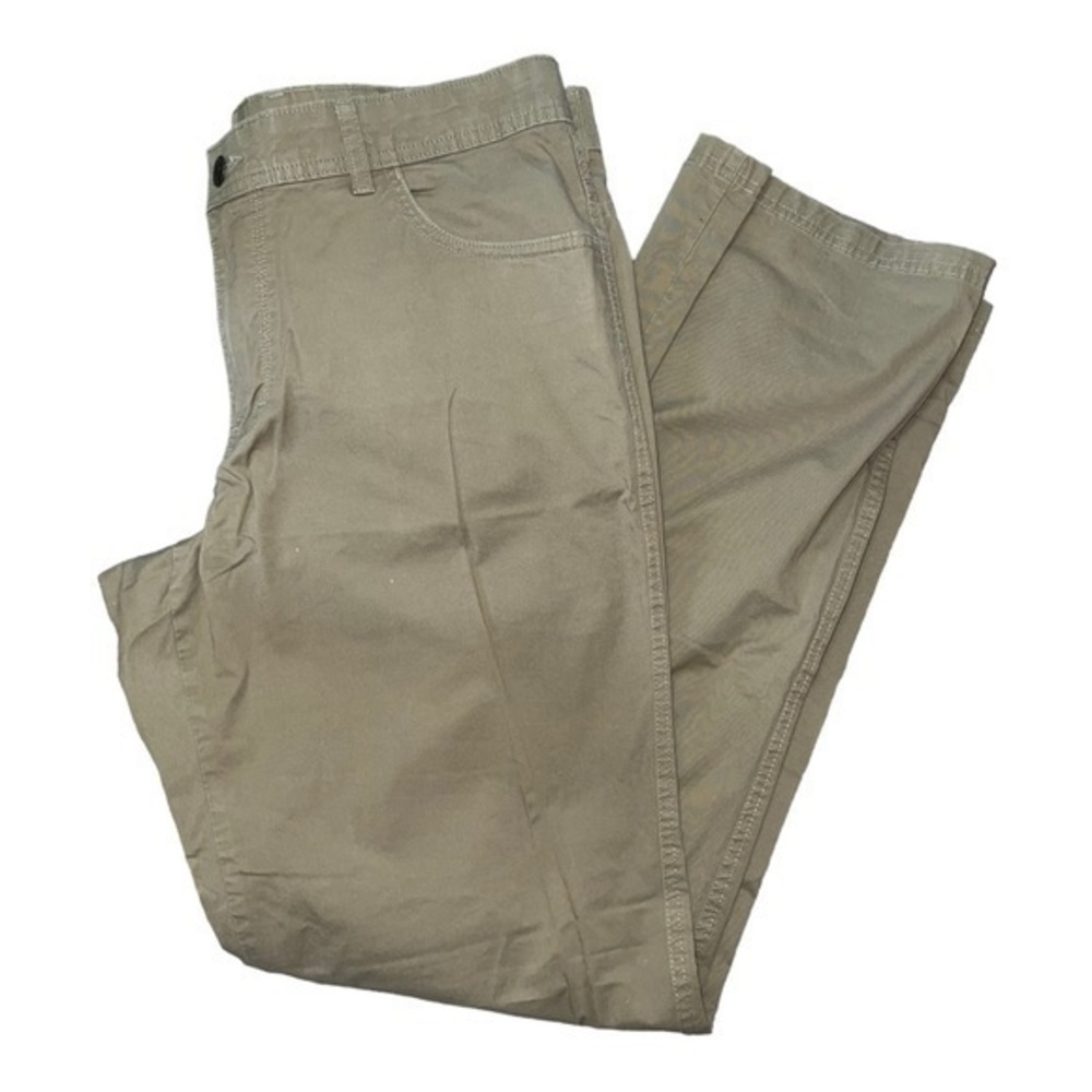 Columbia Pants Mens 36x34 Khaki Regular Fit Flat Front Outdoor Hiking